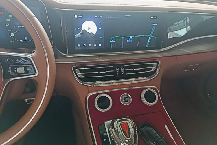 Used Hongqi H9 2023 2.0T Smart Connect Flagship Edition Audio And AC Panel