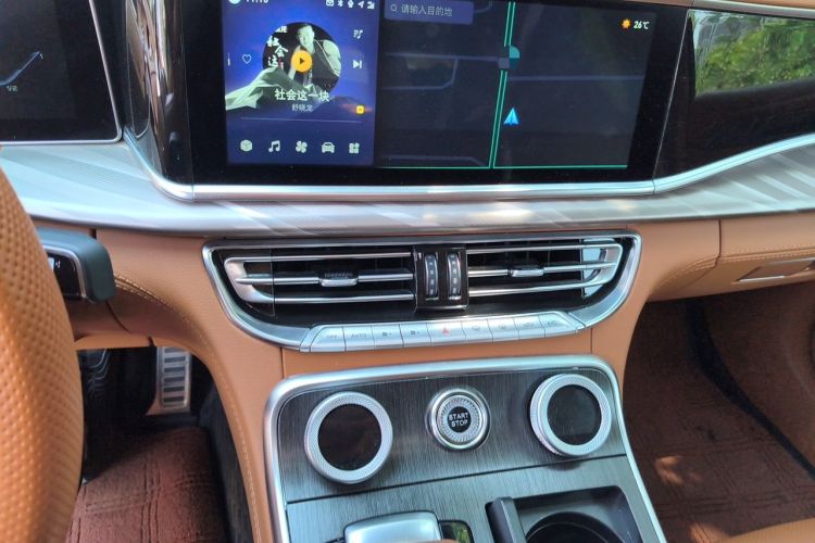 Used Hongqi H9 2023 2.0T Smart Connect Flagship Edition Audio And AC Panel