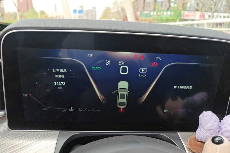 Used Hongqi H9 2023 2.0T Smart Connect Flagship Edition Instrument Cluster