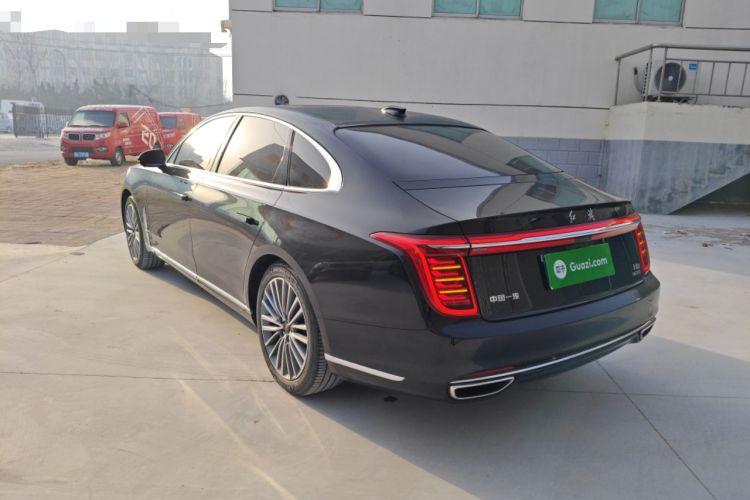 Used Hongqi H9 2023 2.0T Smart Connect Flagship Edition Rear Left 45 Deg