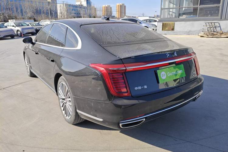 Used Hongqi H9 2023 2.0T Smart Connect Flagship Edition Rear Left 45 Deg