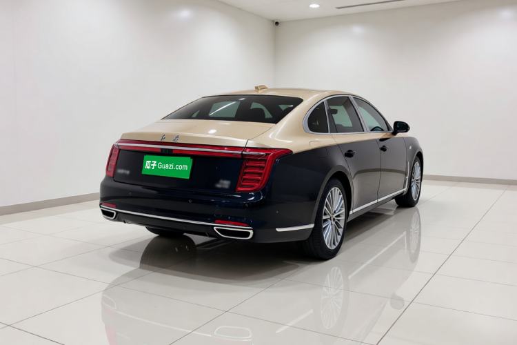 Used Hongqi H9 2023 2.0T Smart Connect Flagship Edition Rear Right 45 Deg
