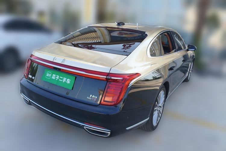 Used Hongqi H9 2023 2.0T Smart Connect Flagship Edition Rear Right 45 Deg