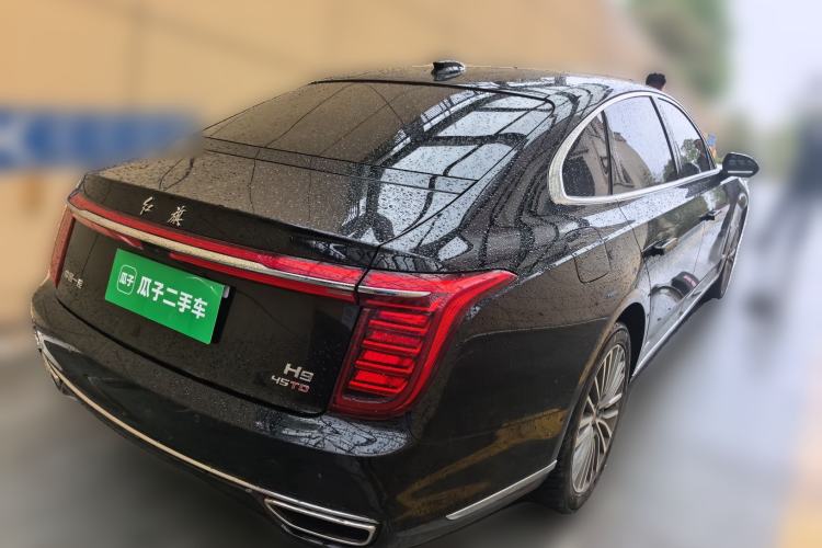 Used Hongqi H9 2023 2.0T Smart Connect Flagship Edition Rear Right 45 Deg