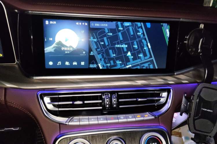 Used Hongqi H9 2023 2.0T Smart Connect Flagship Edition Audio And AC Panel