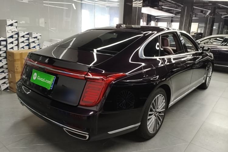 Used Hongqi H9 2023 2.0T Smart Connect Flagship Edition Rear Right 45 Deg