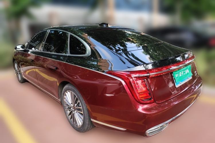 Used Hongqi H9 2023 2.0T Smart Connect Flagship Edition Rear Left 45 Deg
