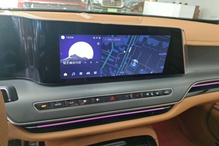 Used Hongqi H9 2024 2.0T Qichang Private Enjoyment Luxury Edition Audio And AC Panel