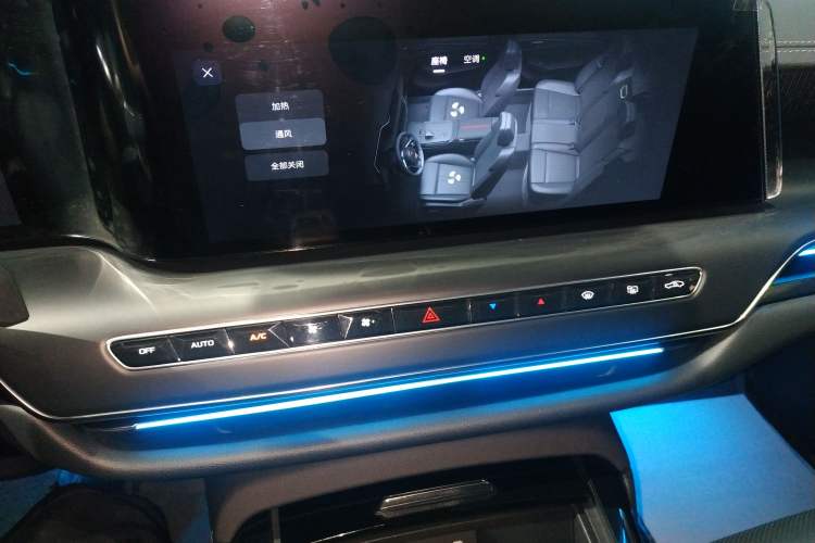 Used Hongqi H9 2024 2.0T Qixiang Luxury Business Edition Audio And AC Panel