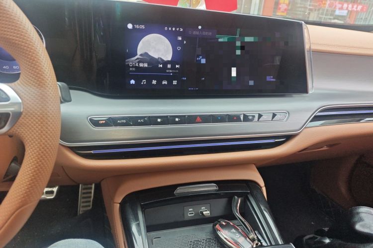 Used Hongqi H9 2024 2.0T Qixiang Private Style Edition Audio And AC Panel