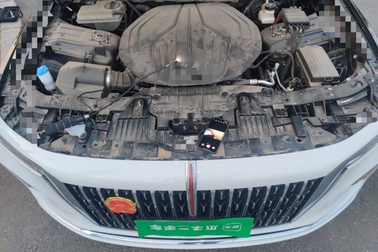 Used Hongqi H9 2024 2.0T Qixiang Luxury Business Edition Engine Bay