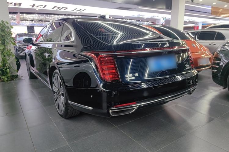 Used Hongqi H9 2024 3.0T Flagship All-Wheel Drive Luxury Business Edition Rear Left 45 Deg