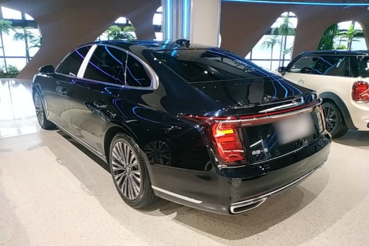 Used Hongqi H9 2024 2.0T Qixiang Luxury Business Edition Rear Left 45 Deg