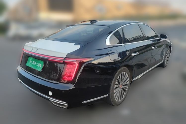 Used Hongqi H9 2024 2.0T Qixiang Luxury Business Edition Rear Right 45 Deg