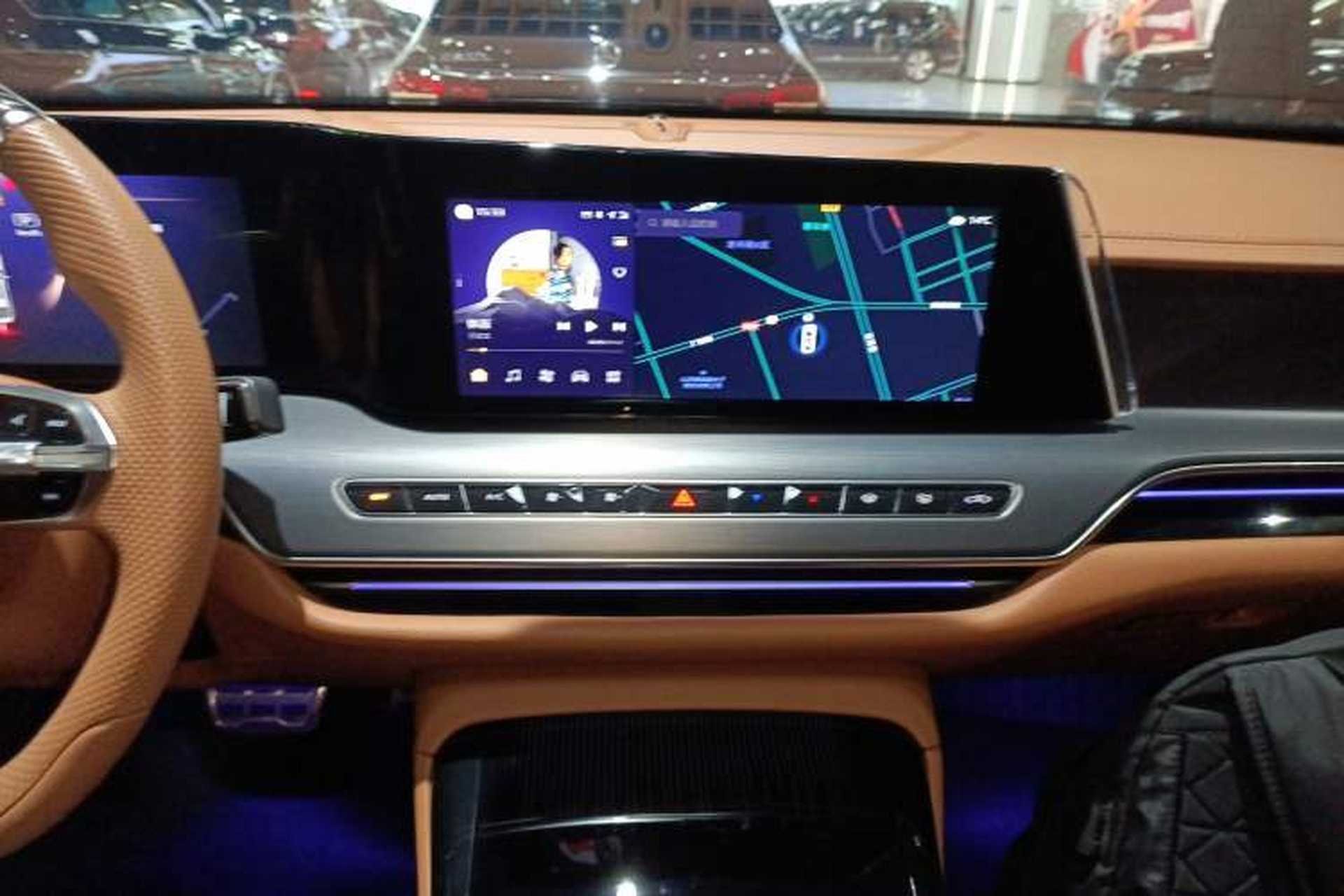 Used Hongqi H9 2024 2.0T Qichang Private Enjoyment Luxury Edition Audio And AC Panel
