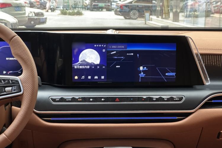Used Hongqi H9 2024 2.0T Qichang Luxury Business Edition Audio And AC Panel