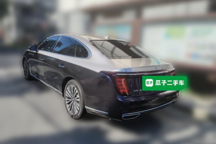 Used Hongqi H9 2024 2.0T Qixiang Luxury Business Edition Rear Left 45 Deg