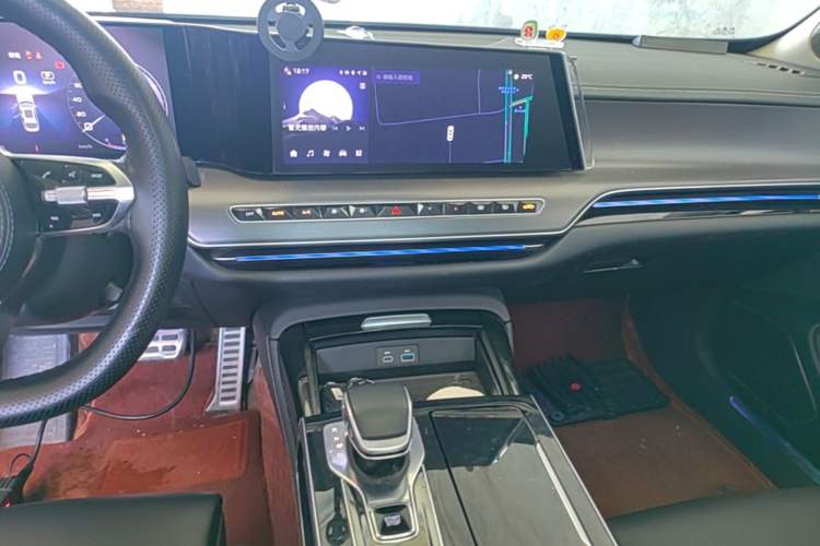 Used Hongqi H9 2024 2.0T Qixiang Private Style Edition Audio And AC Panel