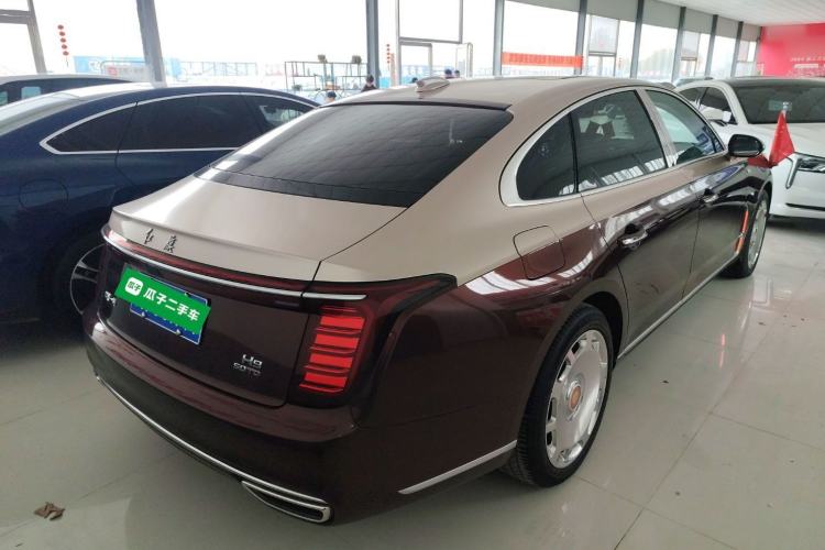Used Hongqi H9 2024 2.0T Qixiang Luxury Business Edition Rear Right 45 Deg