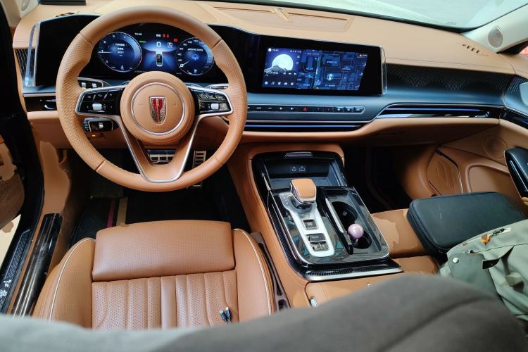 Used Hongqi H9 2025 2.0T Two-Wheel Drive Flagship Luxury Business Edition 5 Seats Center Console
