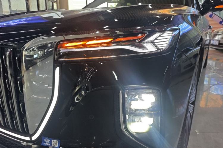 Used Hongqi H9 2025 Model Facelifted 2.0T Two-Wheel Drive Flag-Style Luxury Business Edition, 5 Seats Left Front Headlight