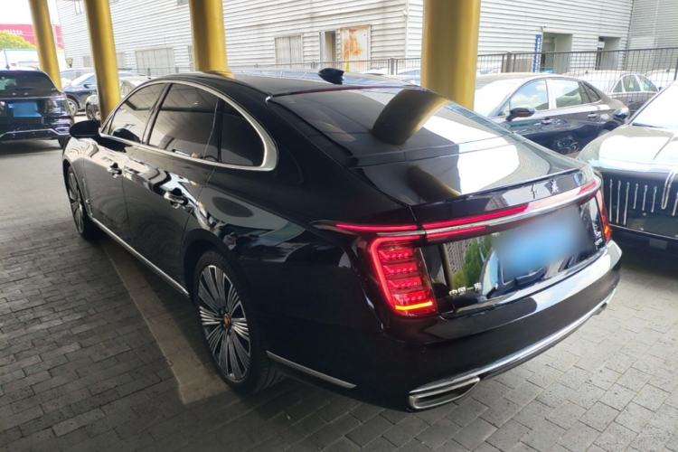 Used Hongqi H9 2025 Model Facelifted 2.0T Two-Wheel Drive Flag-Style Luxury Business Edition, 5 Seats Rear Left 45 Deg