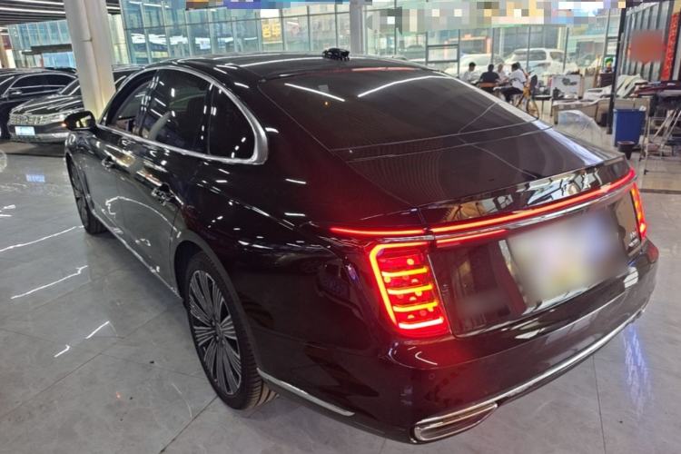 Used Hongqi H9 2025 Model Facelifted 2.0T Two-Wheel Drive Flag-Style Luxury Business Edition, 5 Seats Rear Left 45 Deg