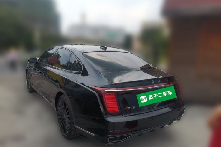 Used Hongqi H9 2025 Model Facelifted 2.0T Two-Wheel Drive Flag-Style Private Enjoyment Fashion Edition, 5 Seats Rear Left 45 Deg
