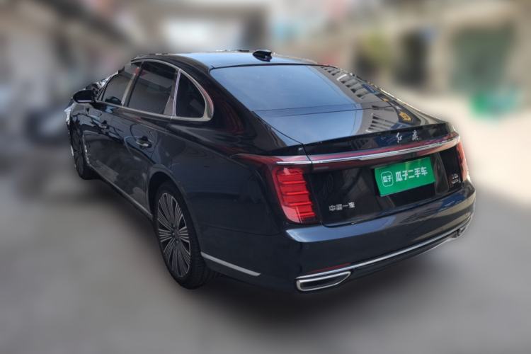 Used Hongqi H9 2025 Model Facelifted 2.0T Two-Wheel Drive Flag-Style Luxury Business Edition, 5 Seats Rear Left 45 Deg