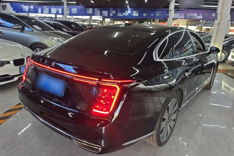 Used Hongqi H9 2025 Model Facelifted 2.0T Two-Wheel Drive Flag-Style Luxury Business Edition, 5 Seats Rear Right 45 Deg