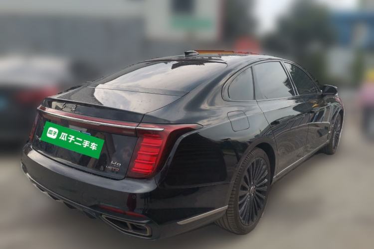 Used Hongqi H9 2025 Model Facelifted 2.0T Two-Wheel Drive Flag-Style Private Enjoyment Fashion Edition, 5 Seats Rear Right 45 Deg