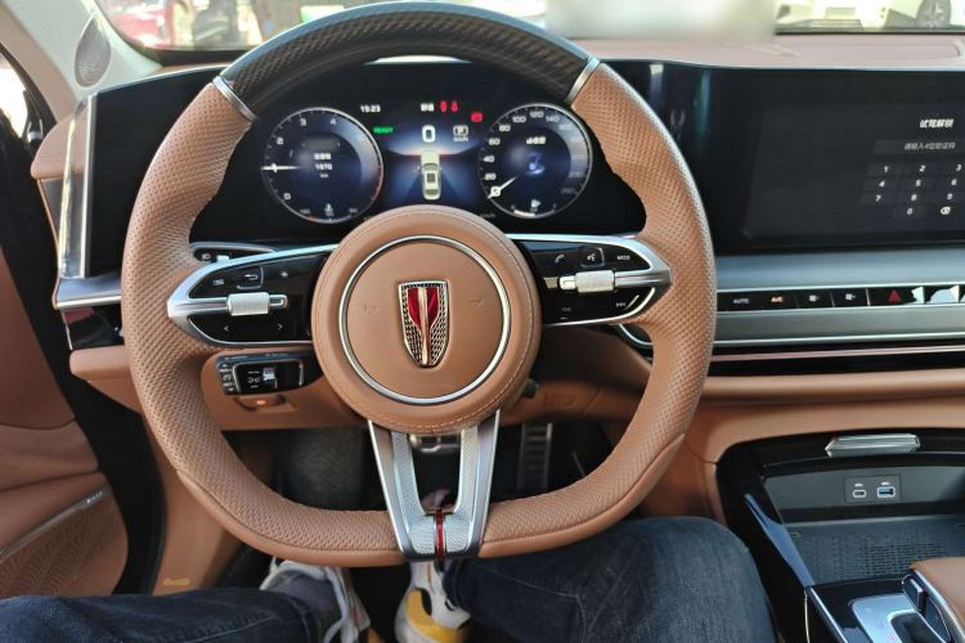 Used Hongqi H9 2025 2.0T Two-Wheel Drive Flagship Private Enjoyment Fashion Edition 5 Seats Steering Wheel