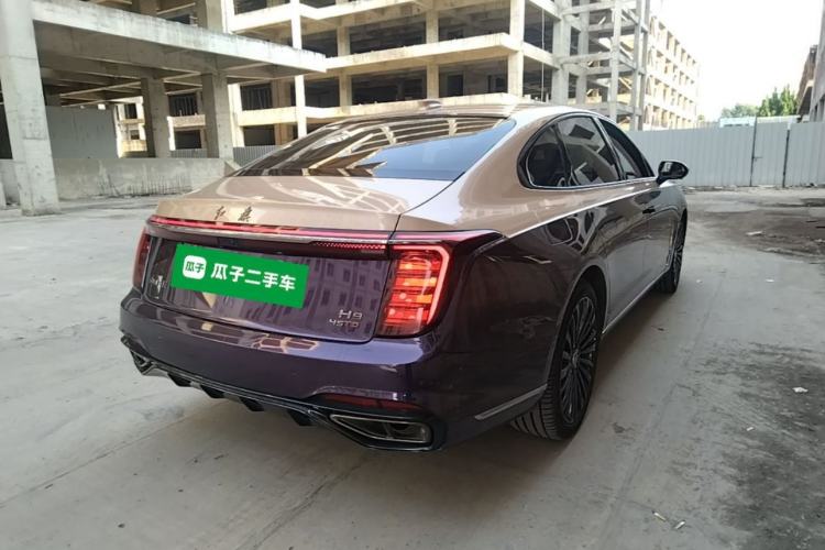 Used Hongqi H9 2025 Model Facelifted 2.0T Two-Wheel Drive Flag-Style Private Enjoyment Fashion Edition, 5 Seats Rear Right 45 Deg