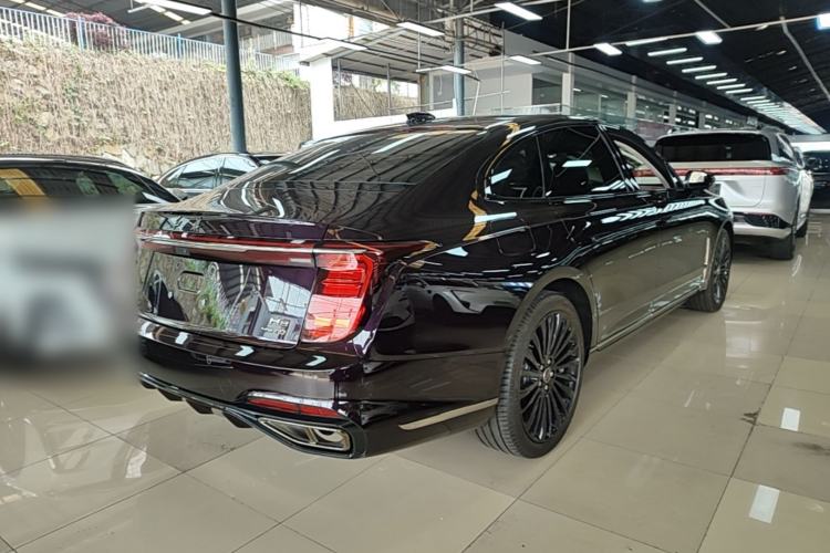 Used Hongqi H9 2025 Model Facelifted 2.0T Two-Wheel Drive Flag-Style Private Enjoyment Fashion Edition, 5 Seats Rear Right 45 Deg