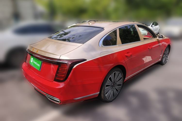 Used Hongqi H9 2025 Model Facelifted 2.0T Two-Wheel Drive Flag-Style Luxury Business Edition, 5 Seats Rear Right 45 Deg