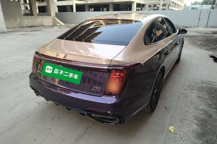 Used Hongqi H9 2025 Model Facelifted 2.0T Two-Wheel Drive Flag-Style Private Enjoyment Fashion Edition, 5 Seats Rear Right 45 Deg