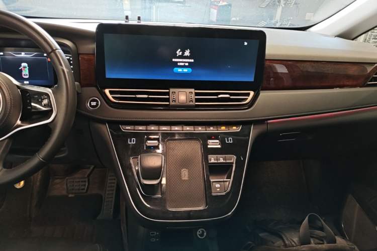 Used Hongqi HQ9 2023 2.0T Smart Connect Flagship Edition Audio And AC Panel