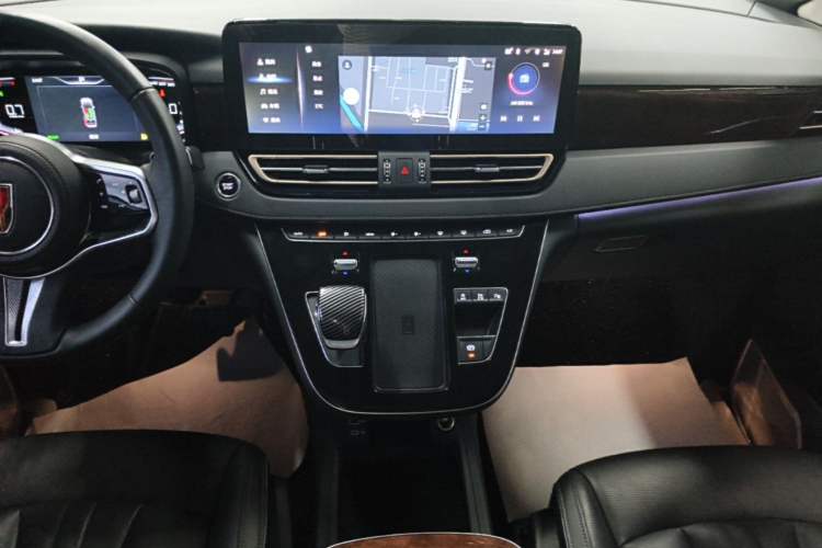 Used Hongqi HQ9 2023 2.0T Smart Connect Flagship Edition Audio And AC Panel