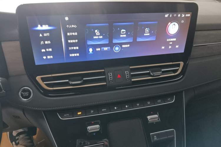 Used Hongqi HQ9 2023 2.0T Smart Connect Flagship Edition Audio And AC Panel