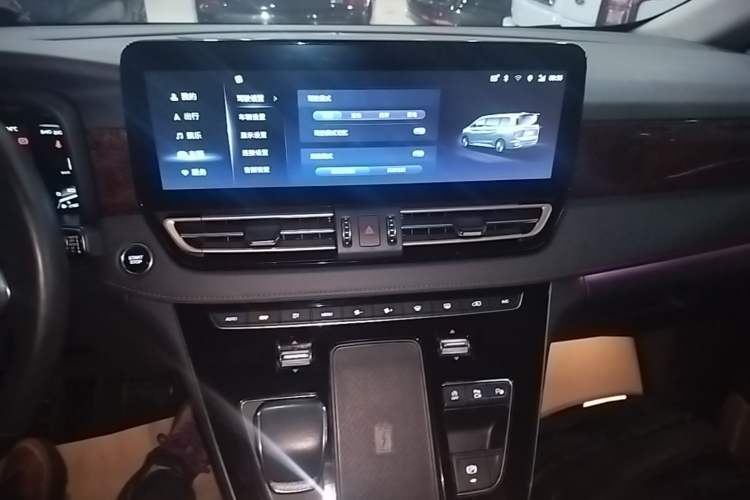 Used Hongqi HQ9 2023 2.0T Smart Connect Flagship Edition Audio And AC Panel