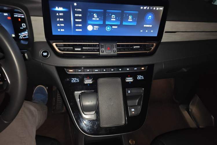 Used Hongqi HQ9 2023 2.0T Smart Connect Flagship Edition Audio And AC Panel