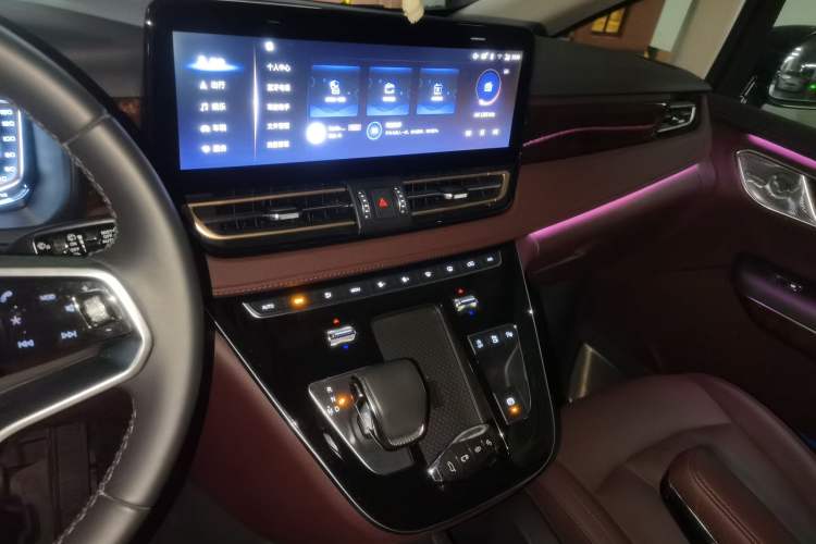Used Hongqi HQ9 2023 2.0T Smart Connect Flagship Edition Audio And AC Panel