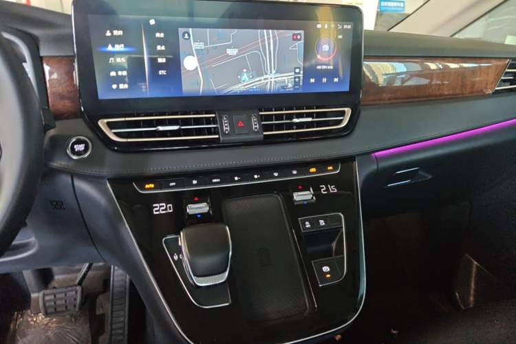 Used Hongqi HQ9 2023 2.0T Smart Connect Flagship Edition Audio And AC Panel