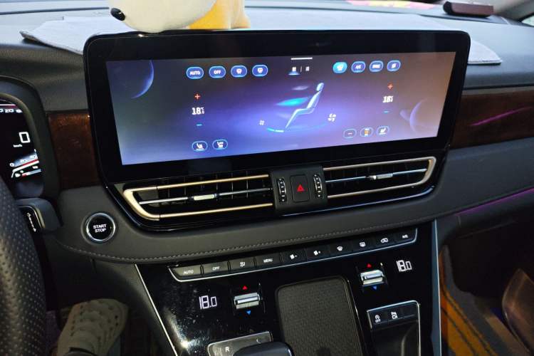 Used Hongqi HQ9 2023 2.0T Smart Connect Flagship Edition Audio And AC Panel