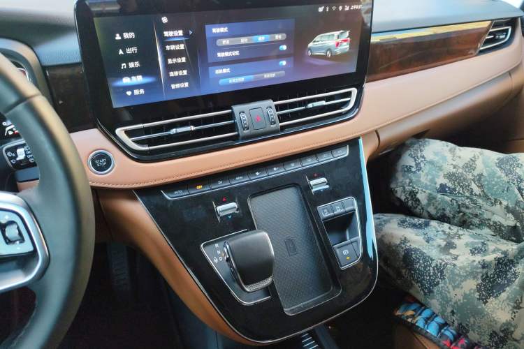 Used Hongqi HQ9 2023 2.0T Smart Connect Flagship Edition Audio And AC Panel