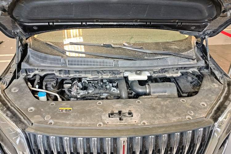 Used Hongqi HQ9 2023 2.0T Smart Connect Flagship Edition Engine Bay