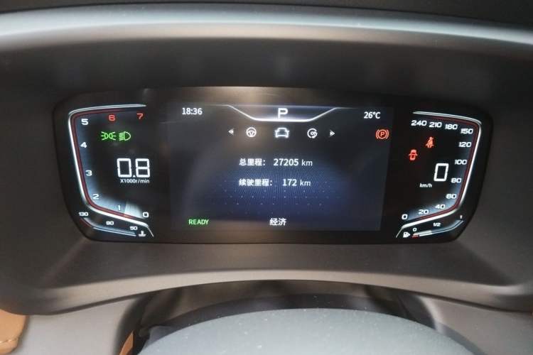 Used Hongqi HQ9 2023 2.0T Smart Connect Flagship Edition Odometer Close Up