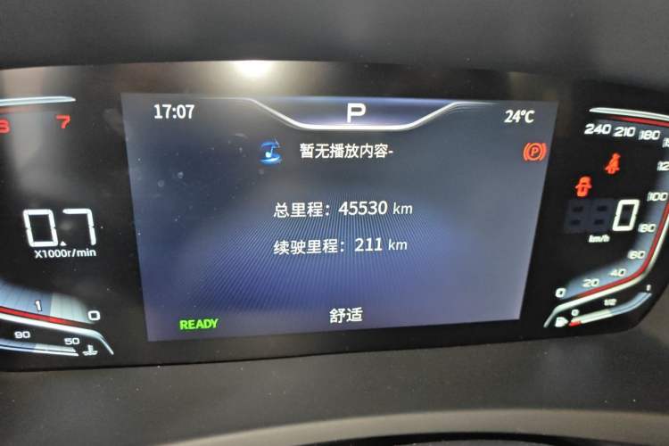 Used Hongqi HQ9 2023 2.0T Smart Connect Flagship Edition Odometer Close Up