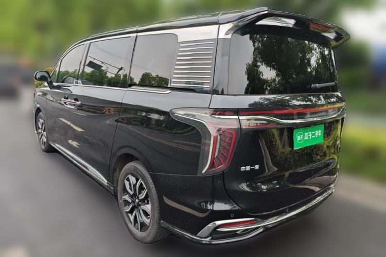 Used Hongqi HQ9 2023 2.0T Smart Connect Flagship Edition Rear Left 45 Deg