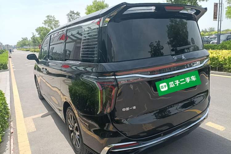 Used Hongqi HQ9 2023 2.0T Smart Connect Flagship Edition Rear Left 45 Deg